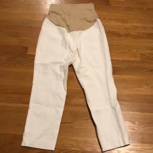 White Maternity Pants-NWT!